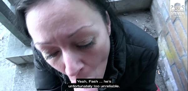 trendsWITHOUT CLOTHING on SEX DATE MILF gets DICK under bridge (public!!!) with Mareen Deluxe - StevenShame.Dating
